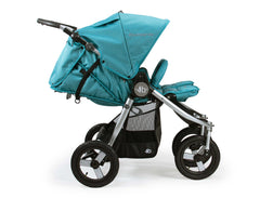 Bumbleride Indie Twin Double Stroller 2018 2019 - Tourmaline Wave Profile View